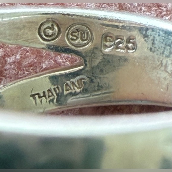 Sterling Silver Black Onyx Ring – Size 6.5 - Picture 6 of 6